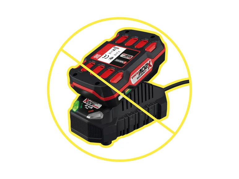 PARKSIDE Adaptateur de batterie USB avec éclairage LED PAA 20 Li-B3, 20 V