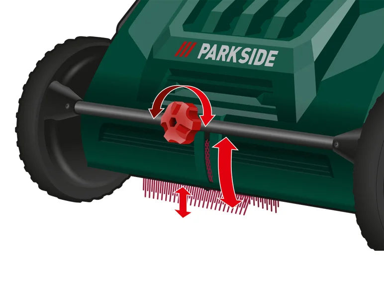 PARKSIDE Balayeuse, ramasseuse de feuilles et de gazon PKM 103 A1, 103 L
